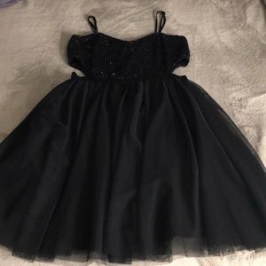 Black party dress